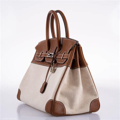 hermes birkin 35 toile|Hermes Birkin leather.